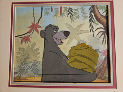 Original Walt Disney Production Cel from The Jungle Book featuring Baloo