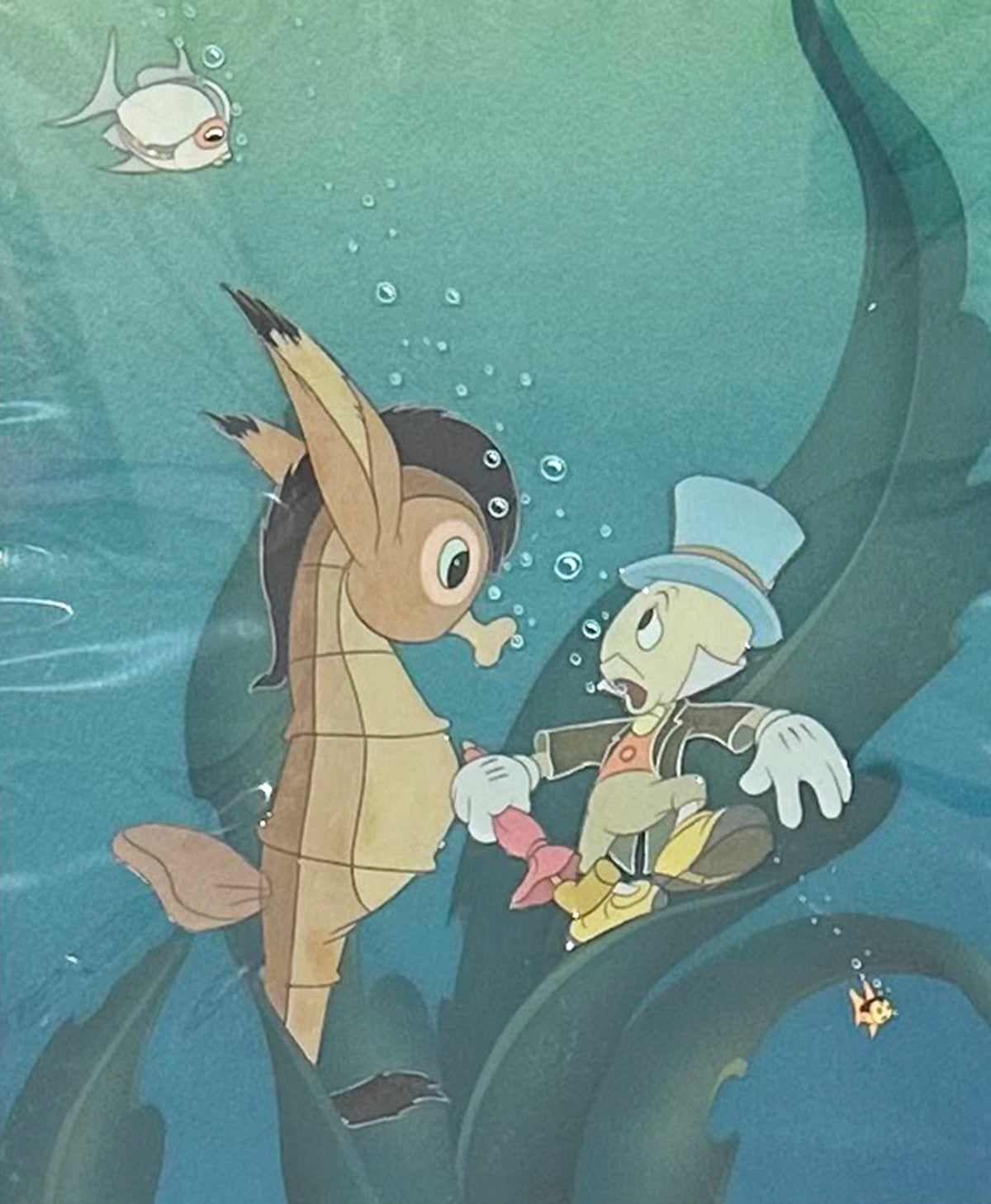 Original Walt Disney Production Cel on Courvoisier Background from