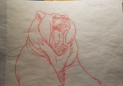 Original Walt Disney Production Drawing from Brother Bear (2003) featuring Koda's mother