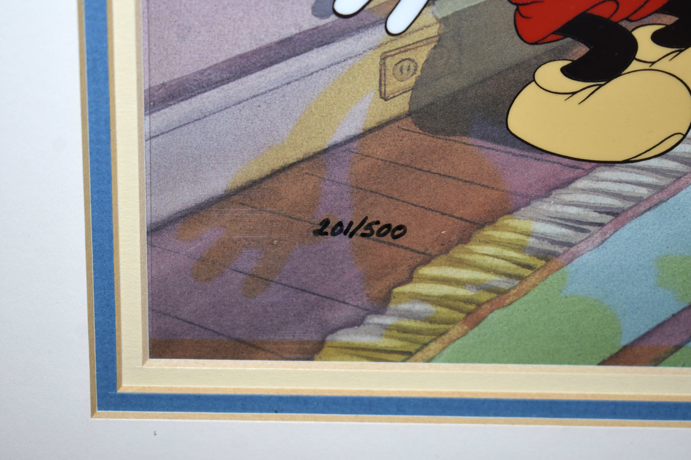 Disney Animation Art Moving Day Limited Edition Cel Featuring Mickey, Pete, and Donald from "Disney Villains Volume I," Signed by Ollie Johnston and Frank Thomas