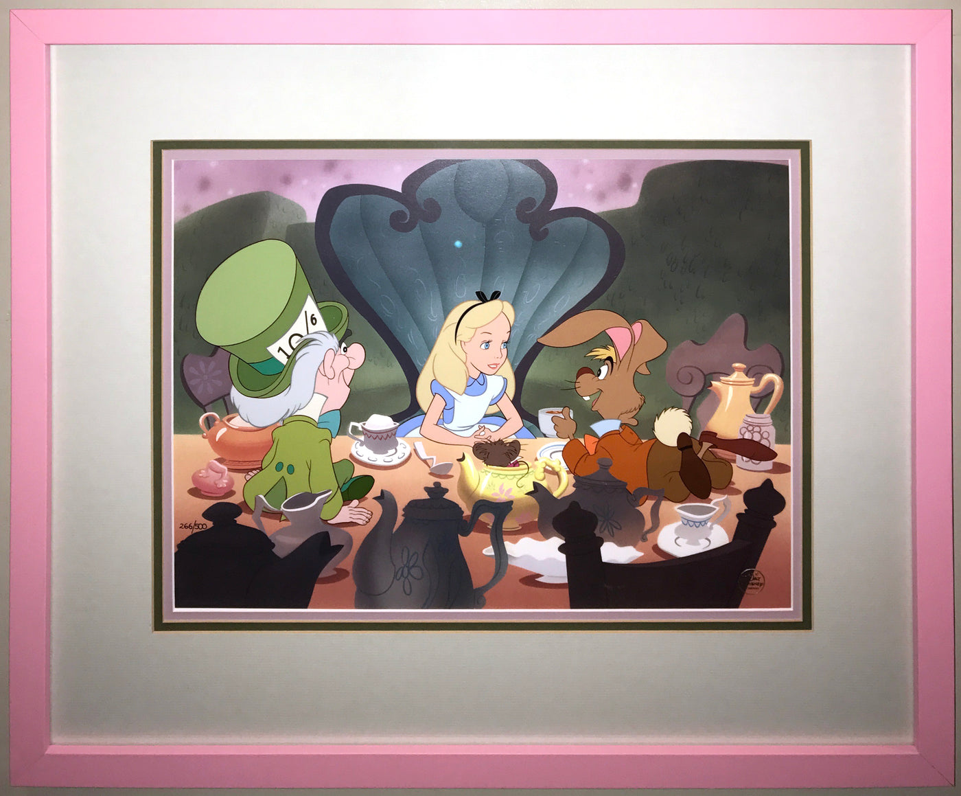 Original Walt Disney Limited Edition Cel from Alice in Wonderland, Tea Party