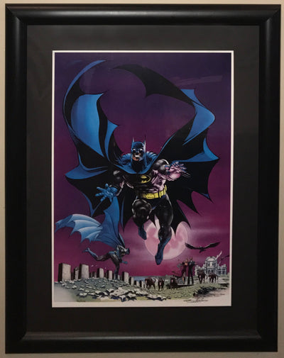 Original Warner Brothers Batman The Turning Point Series Limited Edition Lithograph, Batman: Circa 1970, by Neal Adams