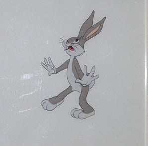 Original Warner Brothers Animation Art Production Cel Bugs Bunny