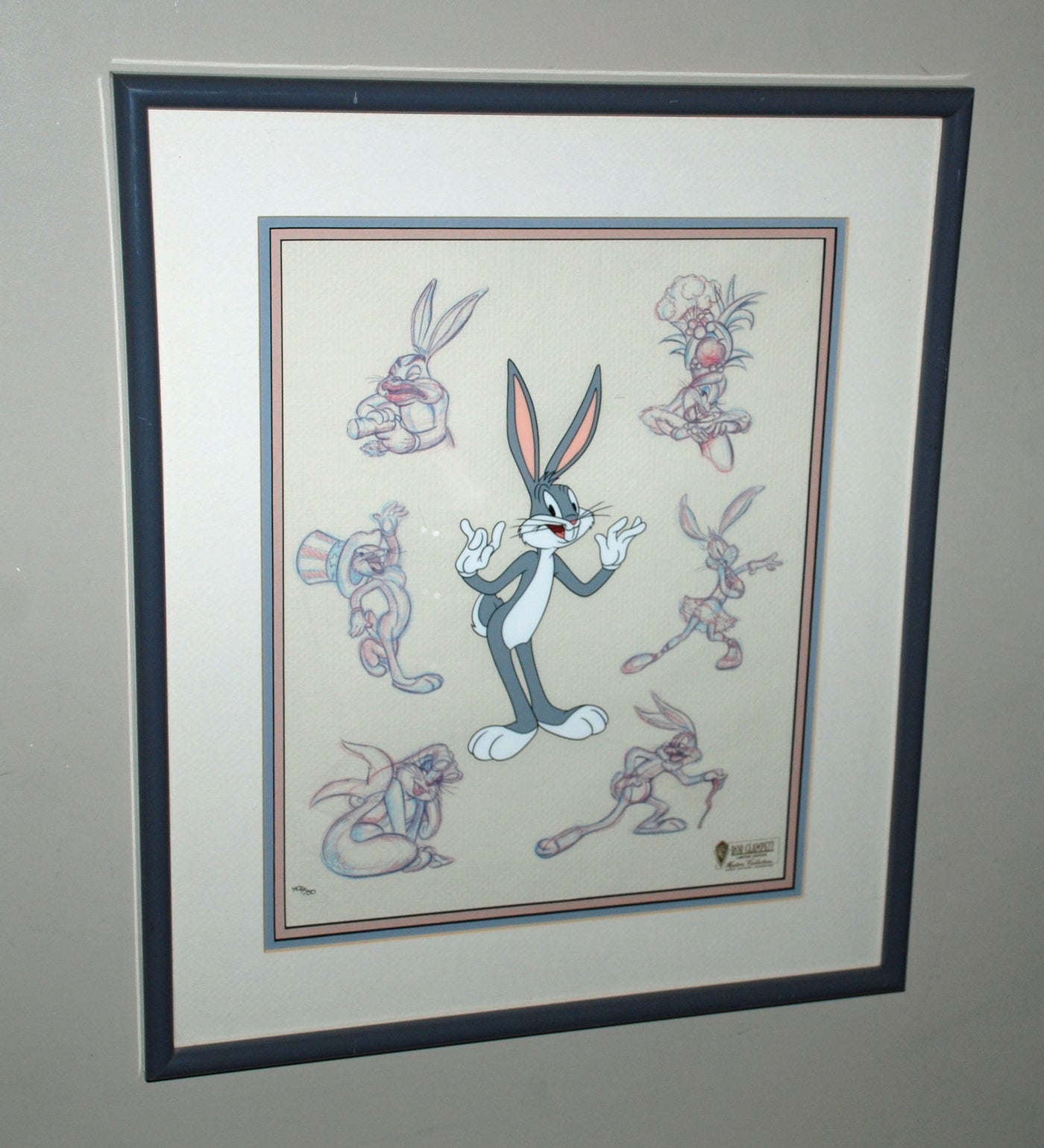 Original Warner Brothers Limited Edition Model Cel Featuring Bugs Bunny