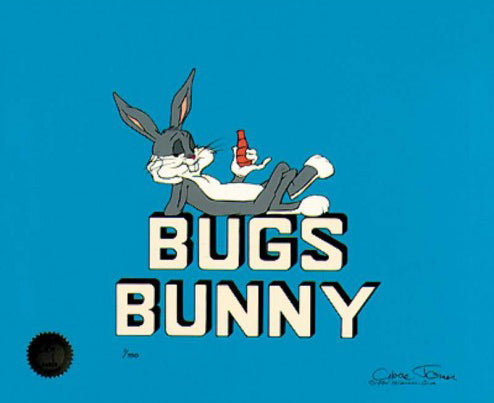 Original Warner Brothers Limited Edition Cel, Bugs Bunny: Title