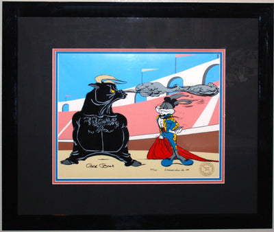 Warner Brothers Limited Edition Cel, Bugs and Bull II