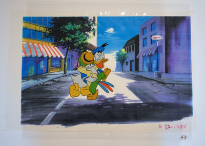Original Walt Disney Production Cel featuring Donald Duck and Jose