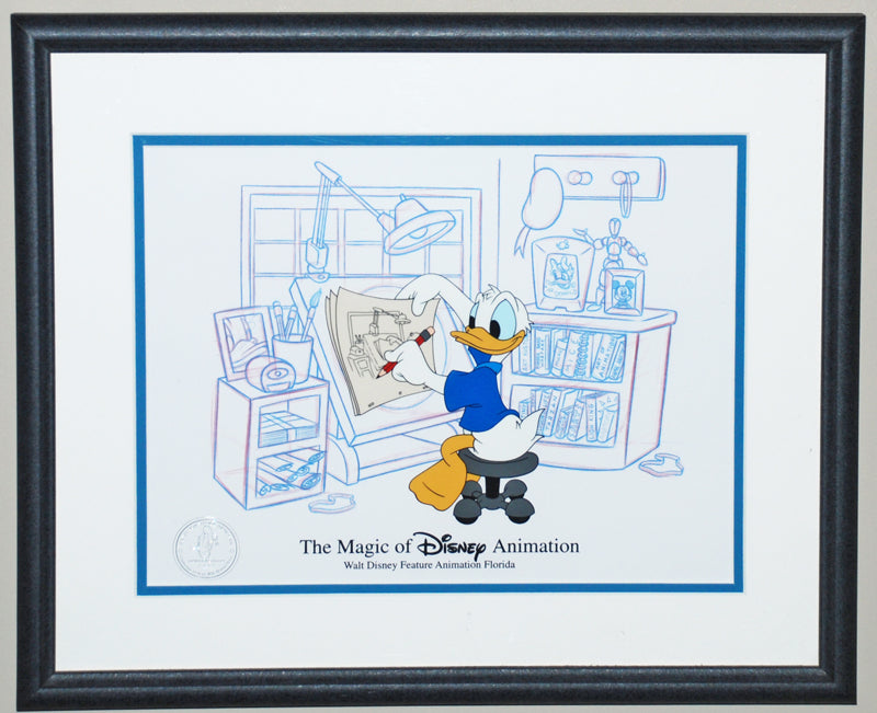 Walt Disney Sericel featuring Donald Duck