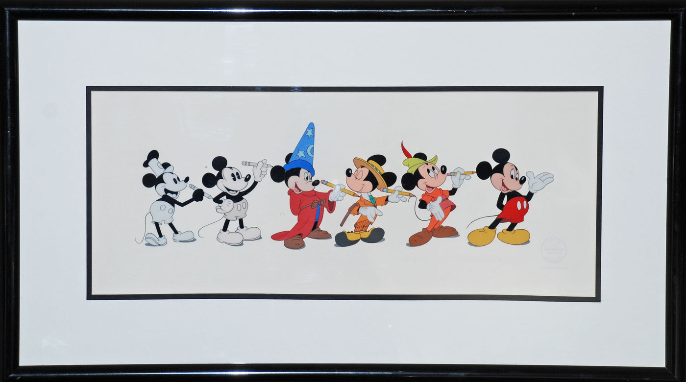 Original Walt Disney Sericel featuring Mickey Mouse