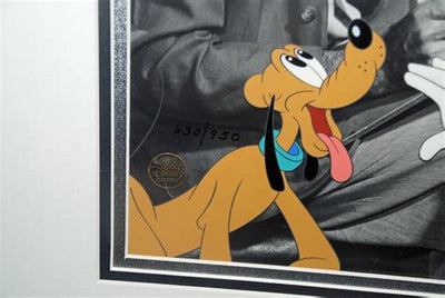 Disney Animation Art Limited Edition Cel Walt's Drawing Board