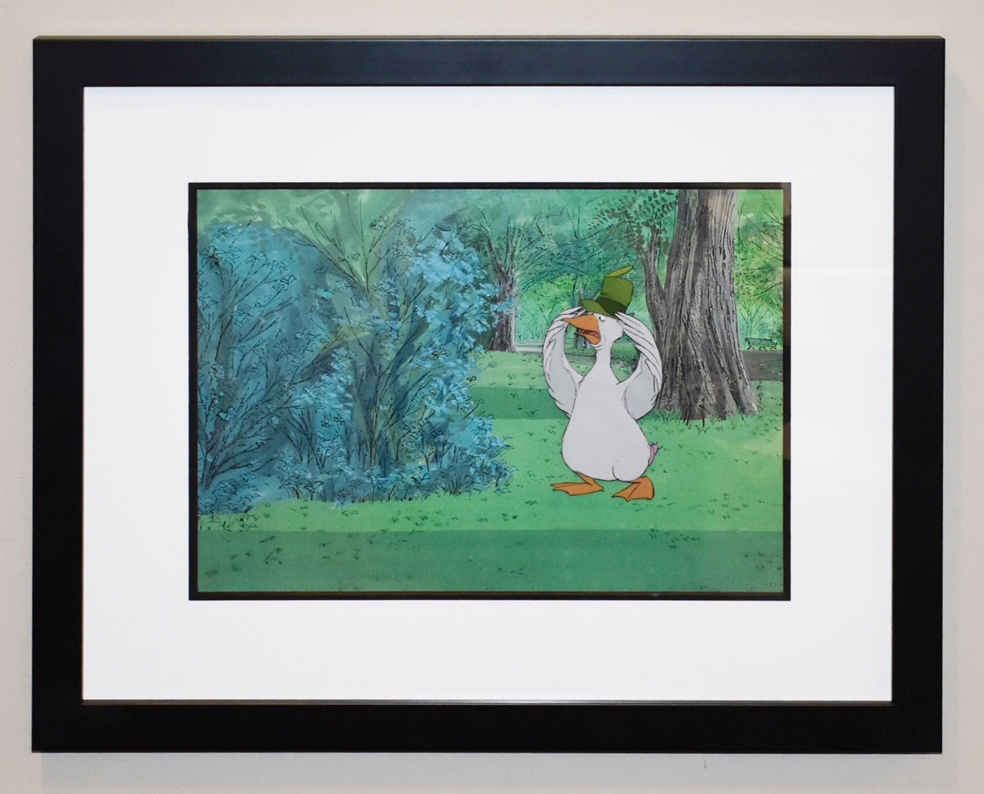 Original Walt Disney Production Cel from The Aristocats featuring Uncle Waldo