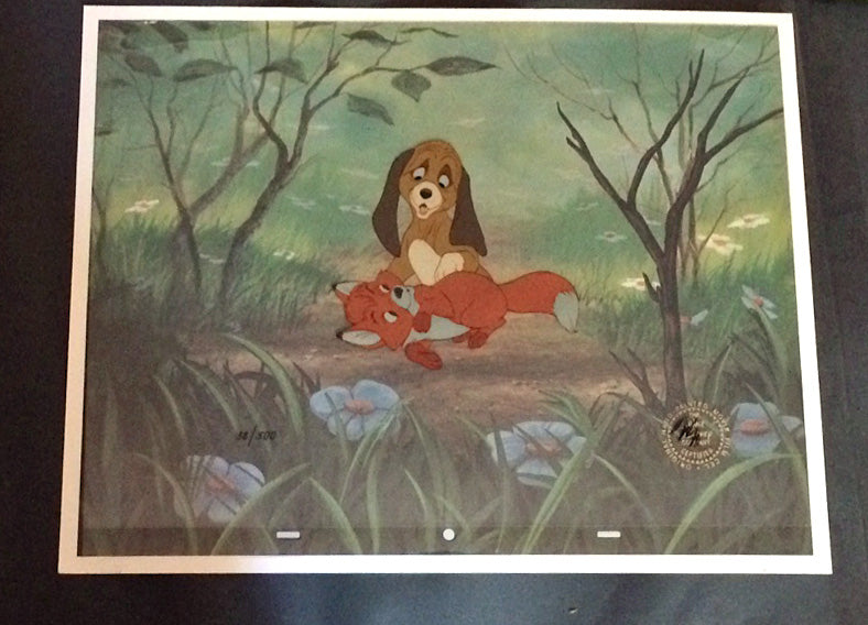 Disney Animation Art Limited Edition Cel from The Fox and The Hound