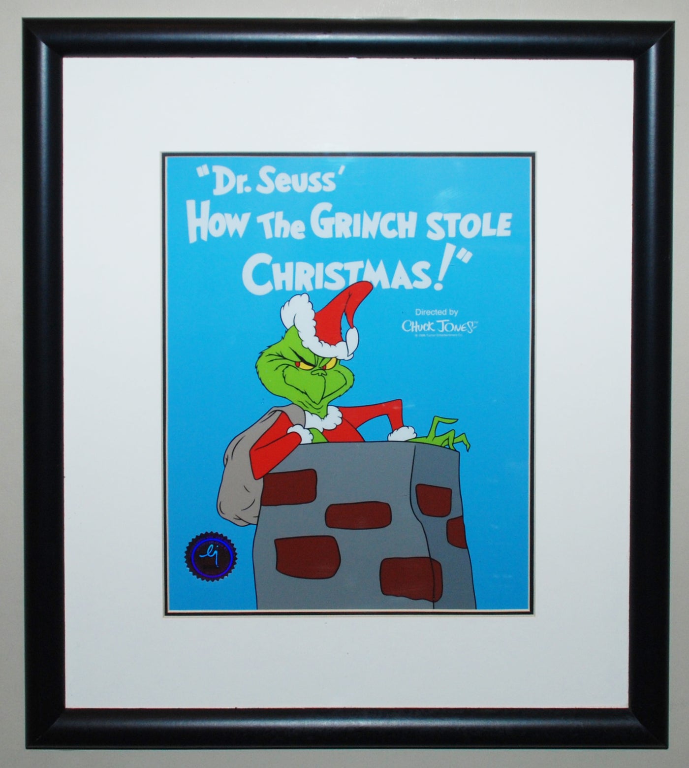 Original Chuck Jones Limited Edition Serigraph Cel from How the Grinch Stole Christmas
