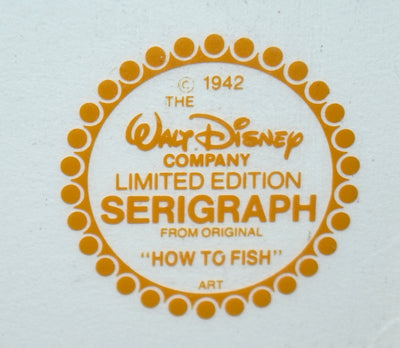 Walt Disney Sericel, How to Fish