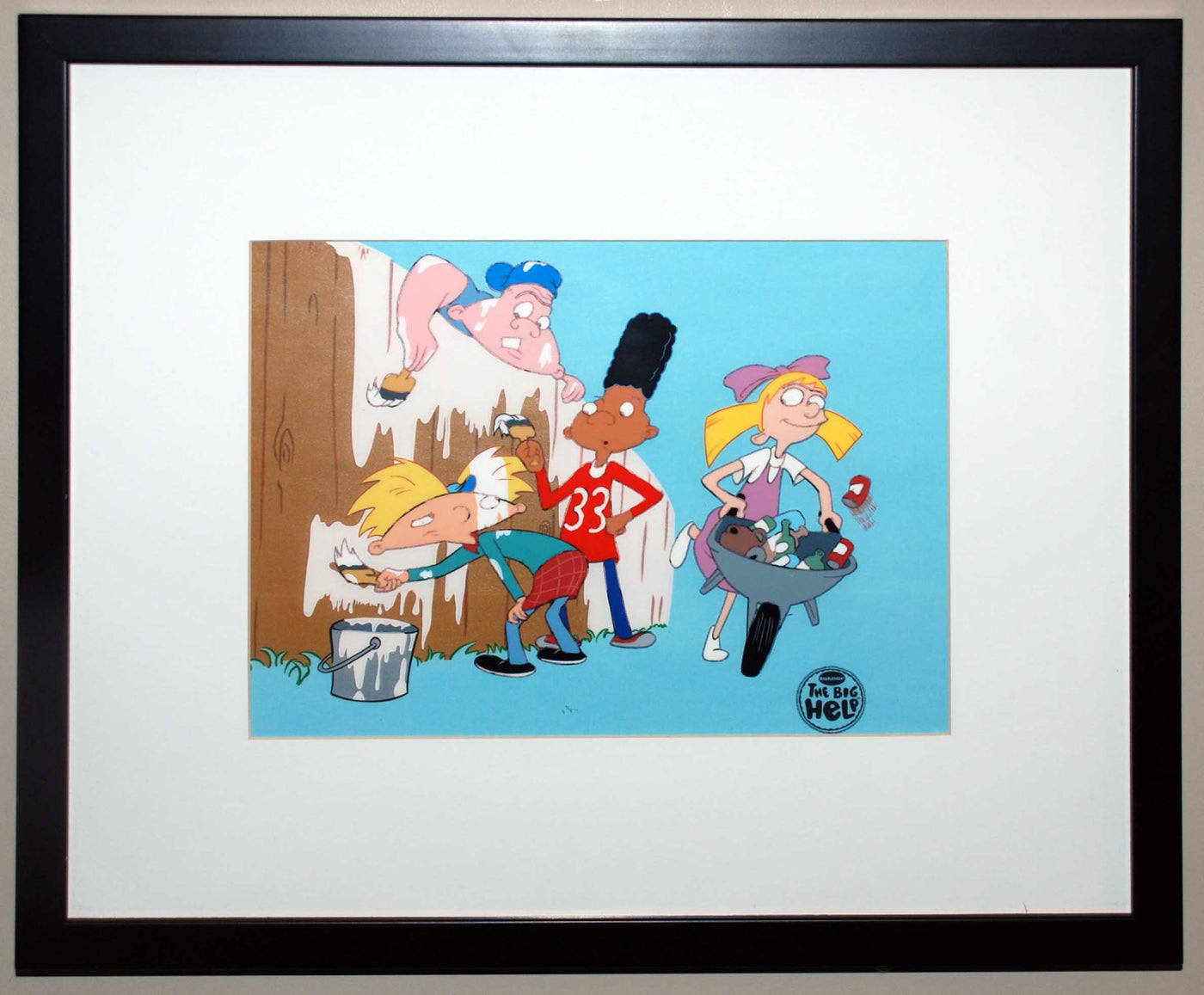Original Hey Arnold! Production Cel made for The Big Help special