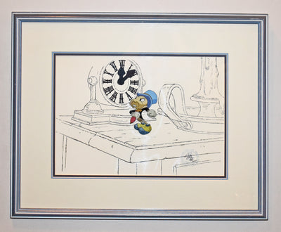 Original Walt Disney Mickey's Christmas Carol Production Cel of Jiminy Cricket