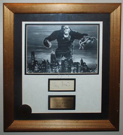 King Kong print with Signature of Fay Wray