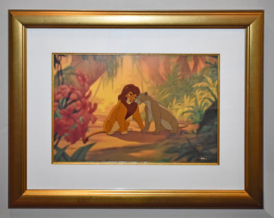 Original Walt Disney The Lion King Limited Edition Cel, First Love
