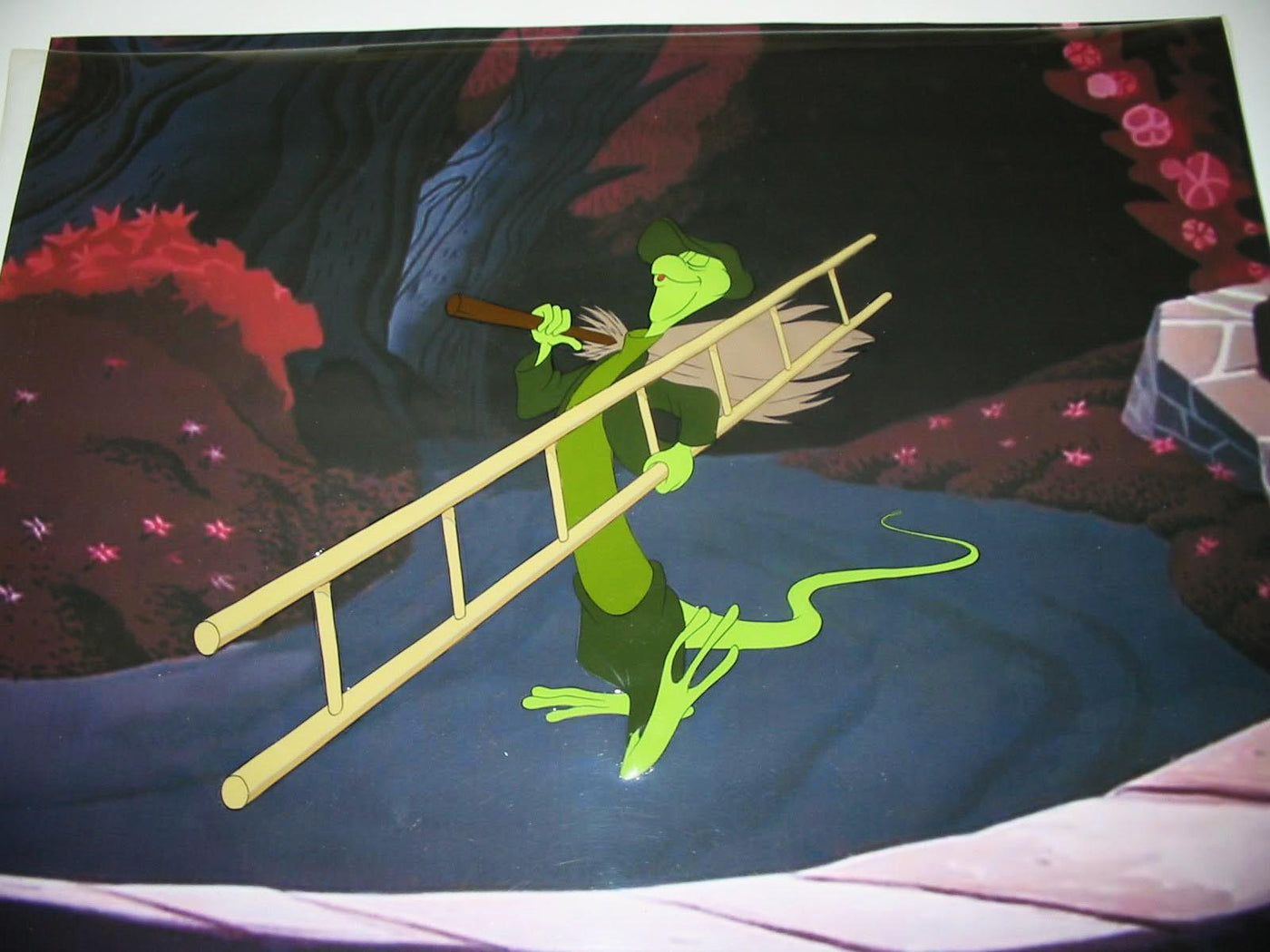 Original Walt Disney Production Cel from Alice in Wonderland Featuring Bill The Lizard