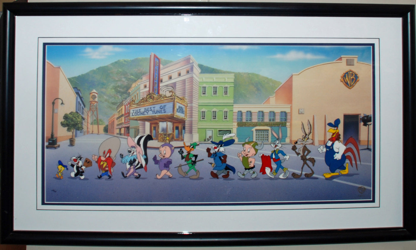 Original Warner Brothers Limited Edition Cel Looney Tunes on Parade
