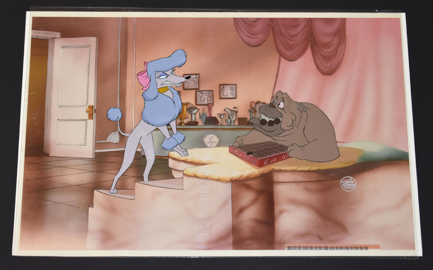 Original Walt Disney Production Cel from Oliver & Company featuring Georgette and Francis
