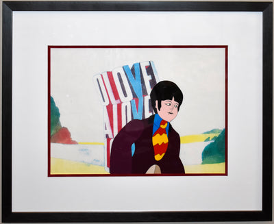 Original Beatles Production Cel From Yellow Submarine featuring Paul