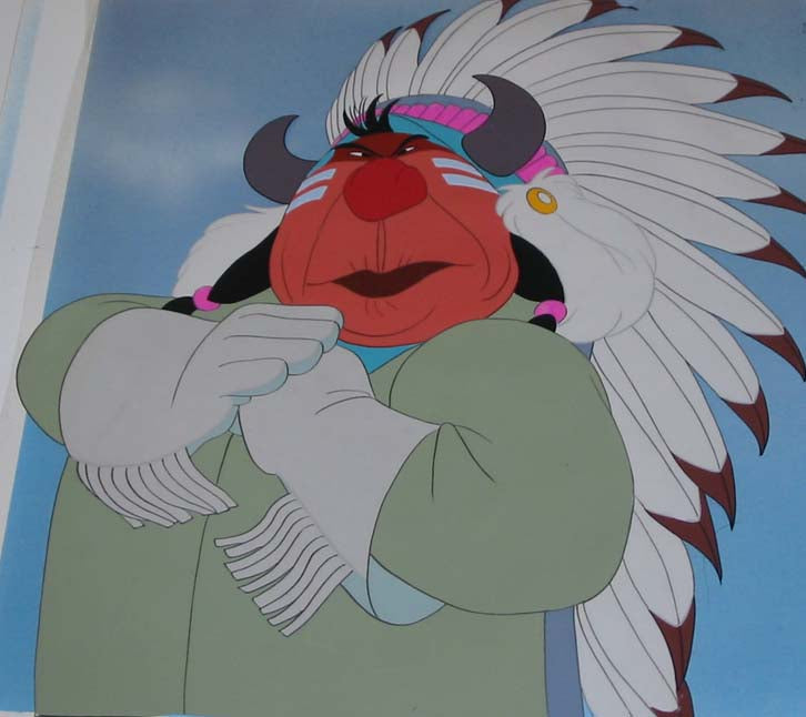 Original Walt Disney Production Cel From Peter Pan Featuring Great Big Little Panther