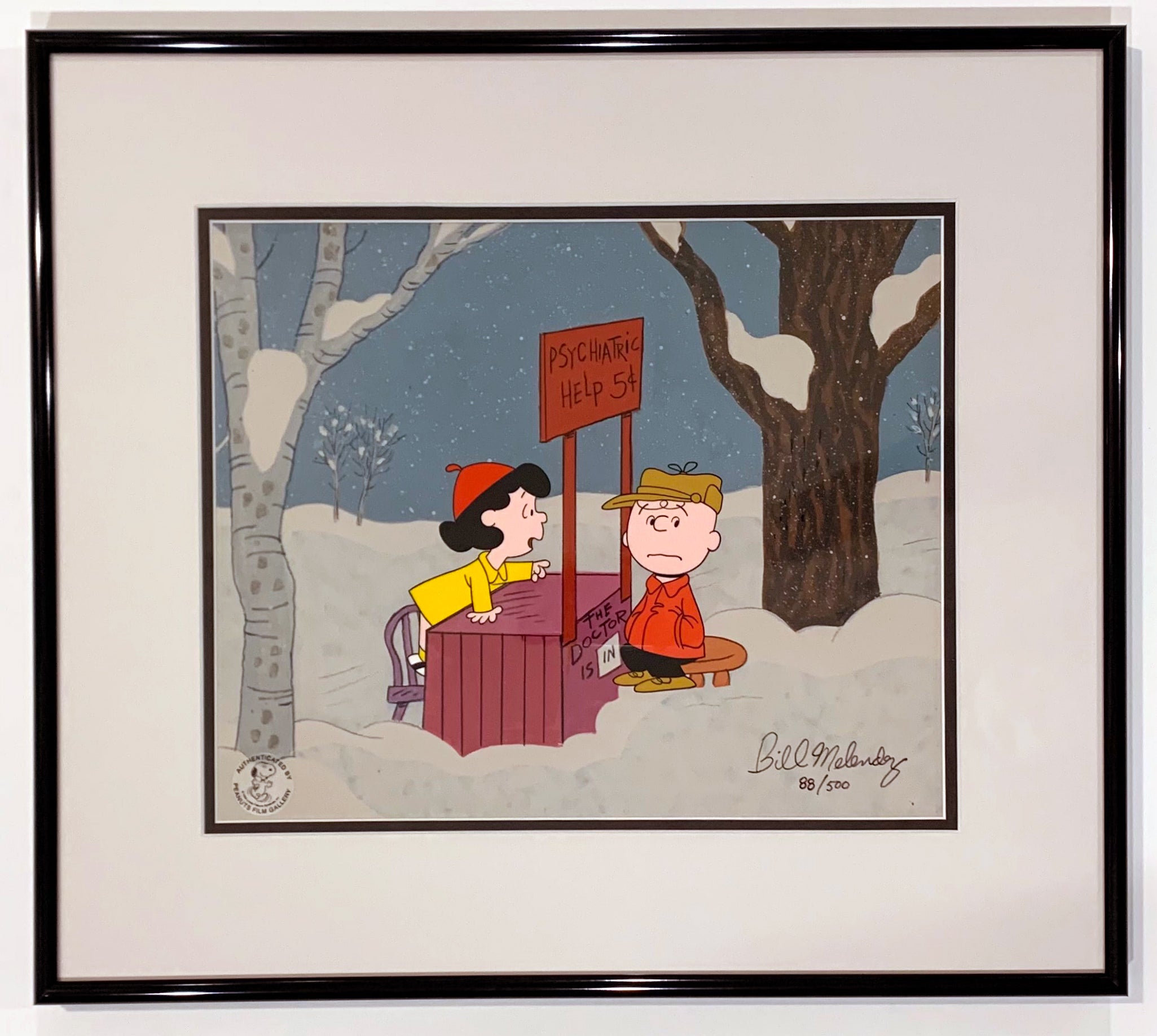 Original Peanuts A Charlie Brown Christmas Limited Edition Cel
