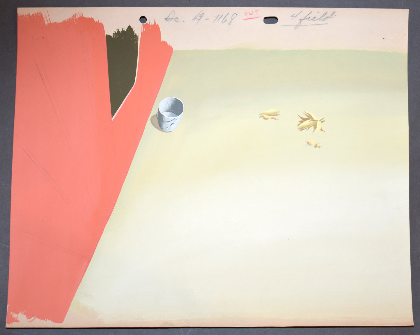 Original Warner Brothers Production Background from Lovelorn Leghorn (1951)