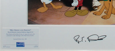 Disney Animation Art Limited Edition Cel "Roy Disney and Friends"