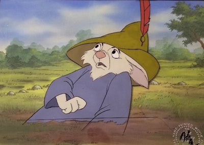 Original Disney Production Cel from Robin Hood featuring Skippy