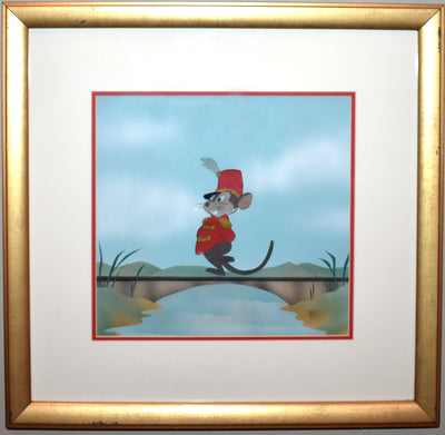 Original Walt Disney Production Cel on Courvoisier Airbrushed Background from Dumbo
