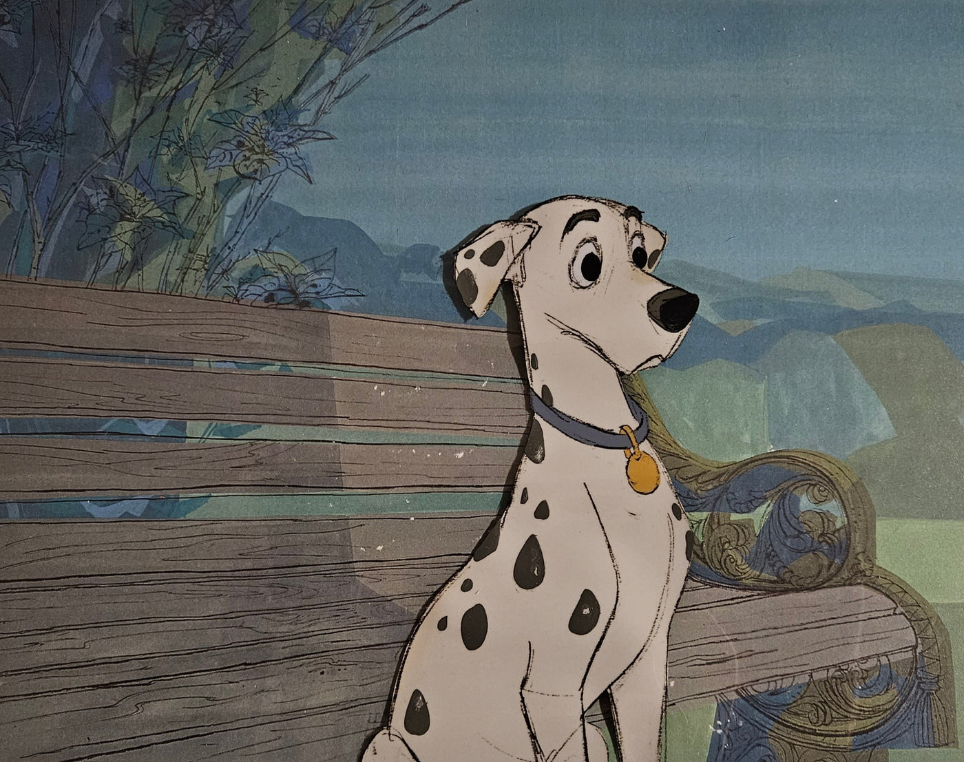 Original Walt Disney Production Cel from One Hundred and One Dalmatians featuring Perdita
