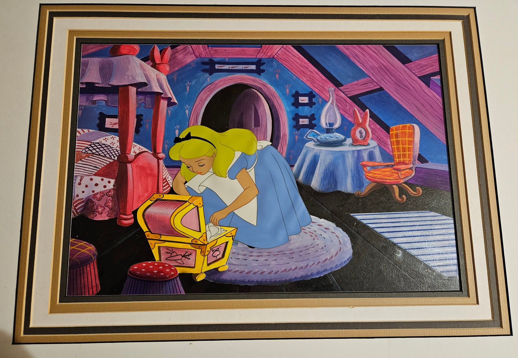 Original Walt Disney Production Cel from Alice in Wonderland featuring ...