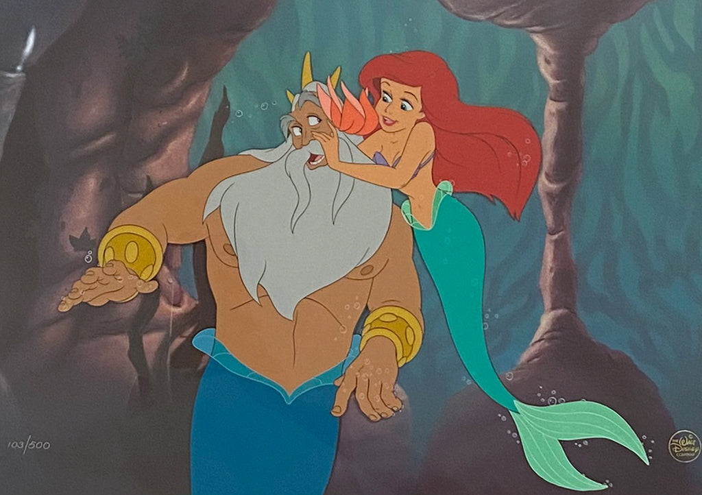 Original Walt Disney The Little Mermaid Limited Edition Cel
