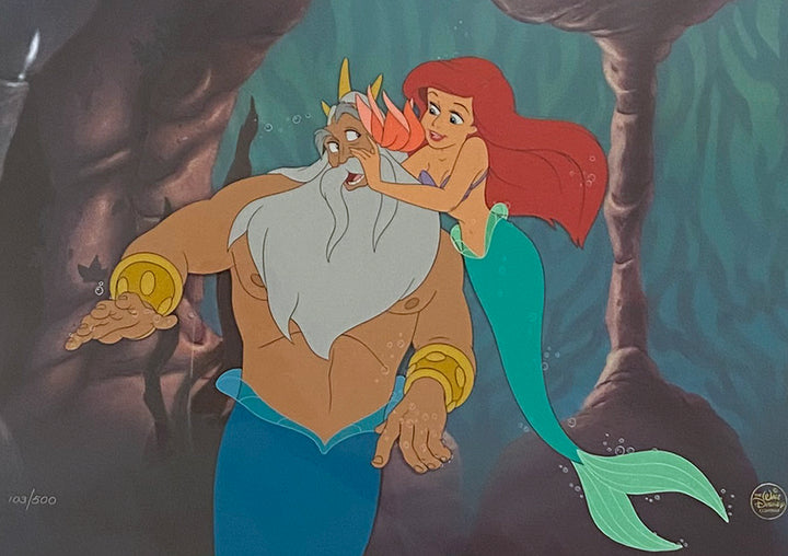 Original Walt Disney The Little Mermaid Limited Edition Cel