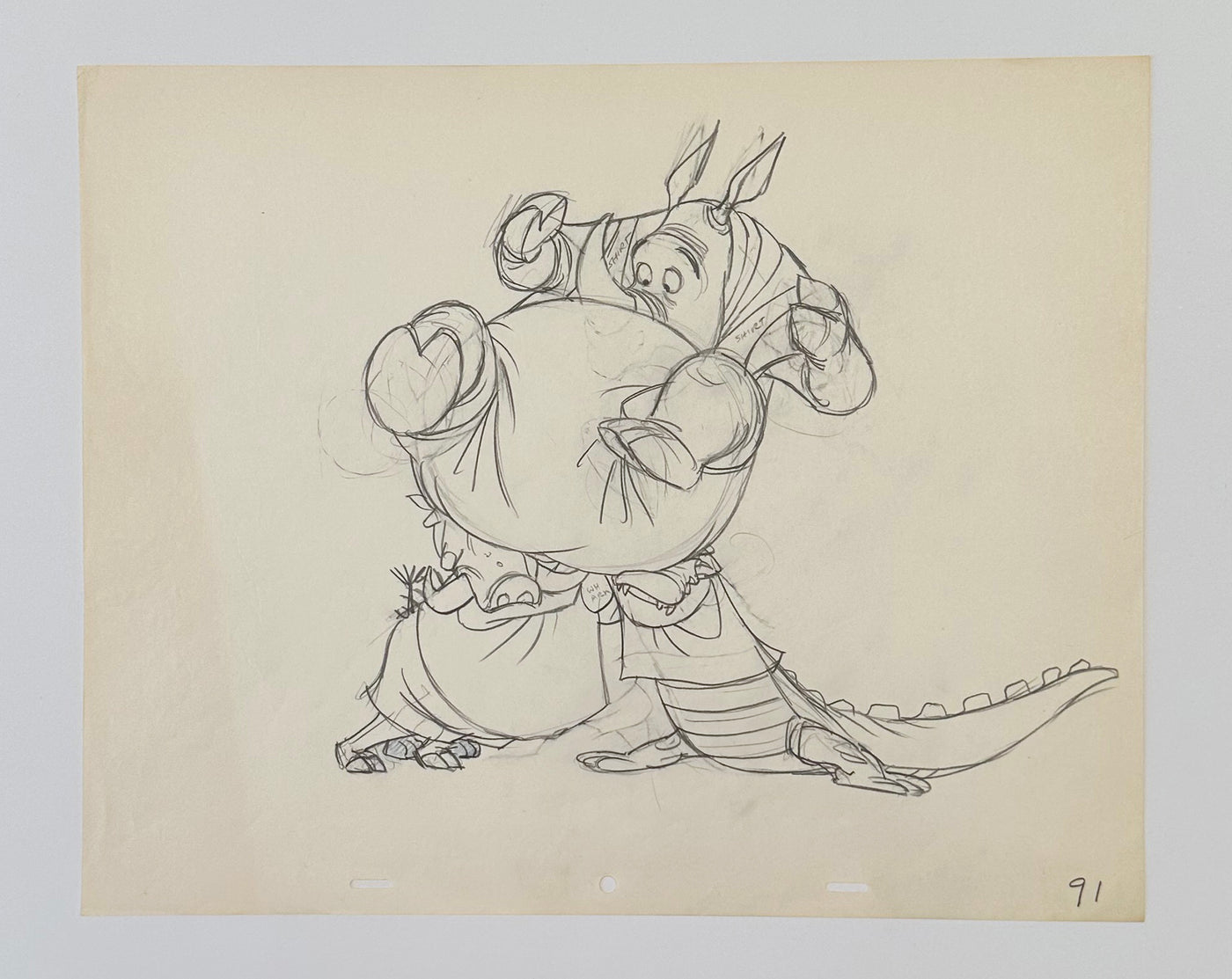 Original Walt Disney Production Drawing from Bedknobs and Broomsticks