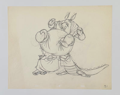 Original Walt Disney Production Drawing from Bedknobs and Broomsticks