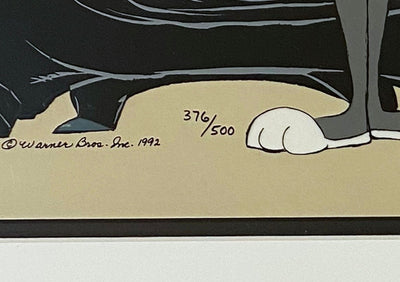 Original Warner Brothers Limited Edition Cel "Bugs & Bull III" featuring Bugs Bunny, Signed by Chuck Jones