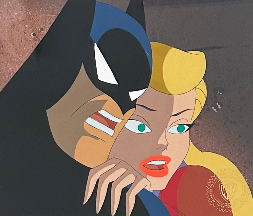 Original Warner Brothers Production Cel from Batman: The Animated Series  (1992) – animationsensations.com, image size:1024x874