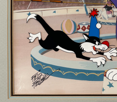 Original Warner Brothers Limited Edition Cel "Circus" signed by Friz Freleng