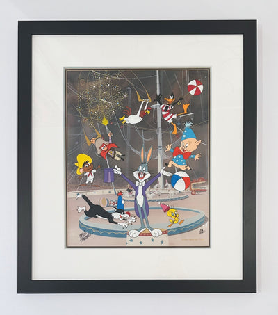 Original Warner Brothers Limited Edition Cel "Circus" signed by Friz Freleng