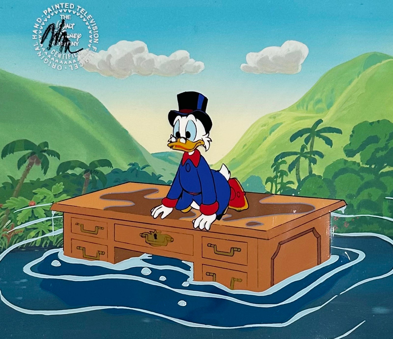 Duck Cerial Original Walt Disney Production Cel from DuckTales (1987-1990 ...