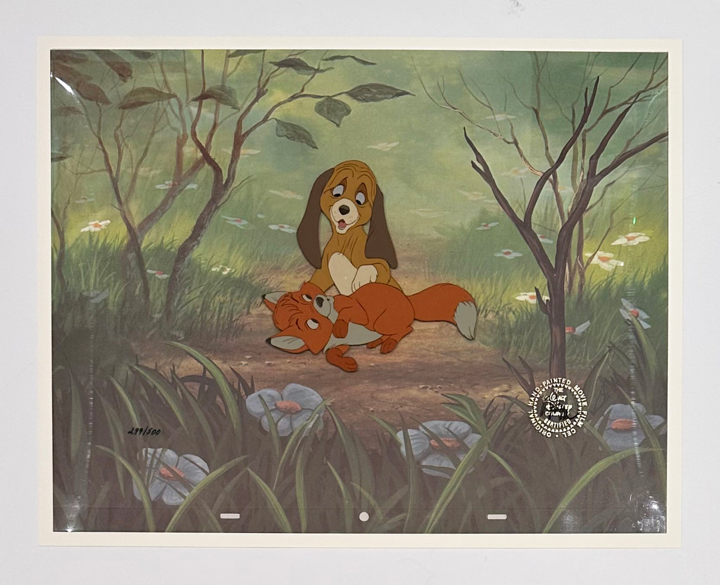 Original Walt Disney Limited Edition Cel from The Fox and the Hound