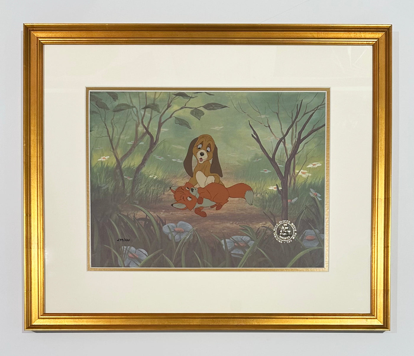 Original Walt Disney Limited Edition Cel from The Fox and the Hound