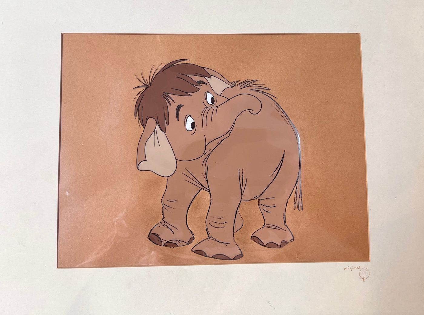 Original Walt Disney Production Cel from The Jungle Book featuring Hathi Jr.