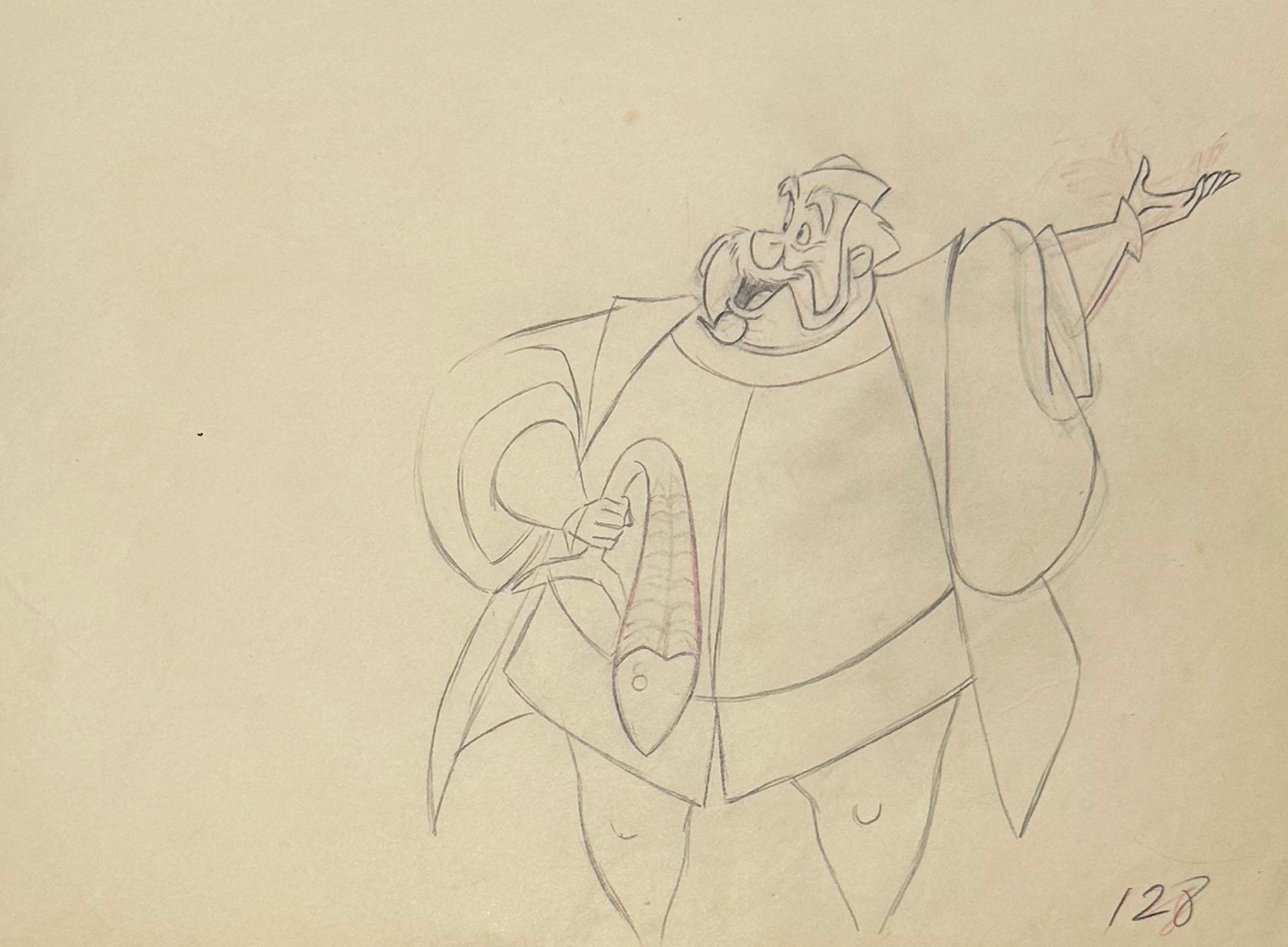 Original Walt Disney Production Drawing from Sleeping Beauty featuring ...