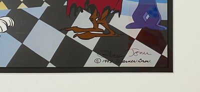 Original Warner Brothers Limited Edition Cel "Knight Mare Hare" featuring Bugs Bunny, Signed by Chuck Jones