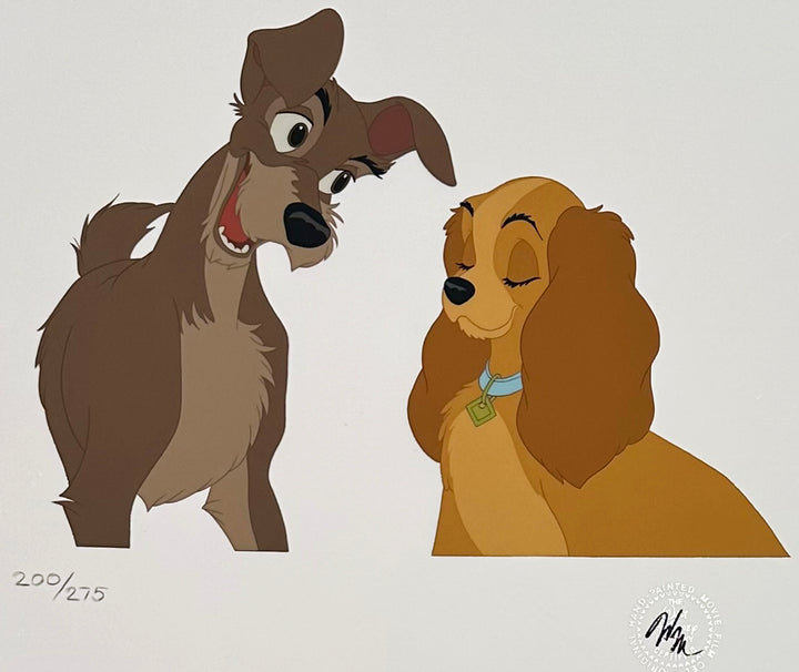 Original Walt Disney Set of Four Lady and the Tramp Limited