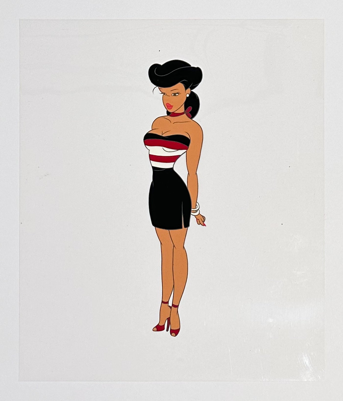 Original Paramount Studios Color Model Cel from Cool World featuring Lonette
